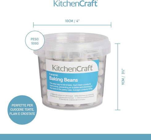 KitchenCraft 500g Tub of Ceramic Baking Beans
