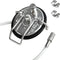 Corny Carbonation Keg Lid, Ball Lock Keg Lid with Diffusion Stone, Pressure Relief Valve, Clamp and Tube for Homebrew