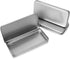 3 Pack Metal Tin Box with Lid, Rectangular Tins with Hinged Lid for Storage of Jewelry, Candies, and Crafts