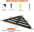 2 Pack Fikoksol Shower Caddy, Bathroom Corner Shelf, Triangle Shelf Storage for Bathroom Shower, Black Metal Shower