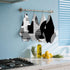 Hanamiya Na 4 Pcs Abstract Black and White Kitchen Towels, Abstract Decor Tea Hand Towel, Microfiber Dish Cloths