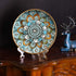 Artliving 8" White Gold Decorative Plate Stand Holder for Pictures and Artworks (2 Pack)