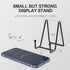 3 Pack 4.5 Inch Plate Stands for Display, Vinyl Table Top Display, Metal Frame Holders for Pictures, Art