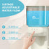 EucUctic 20.29Fl Oz 3 Mouthwash Dispenser for Bathroom - Bathroom Accessories Adjustable Dispensers Levels,Automatic