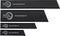 Mercer Culinary 4-Piece Knife Guard Set in Black