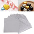 Wowagoga Foil Candy Wrappers, 6x6 Inches Gold Aluminum Foils Paper for Homemade Candies, Gifts Decoration, Silver, Pack
