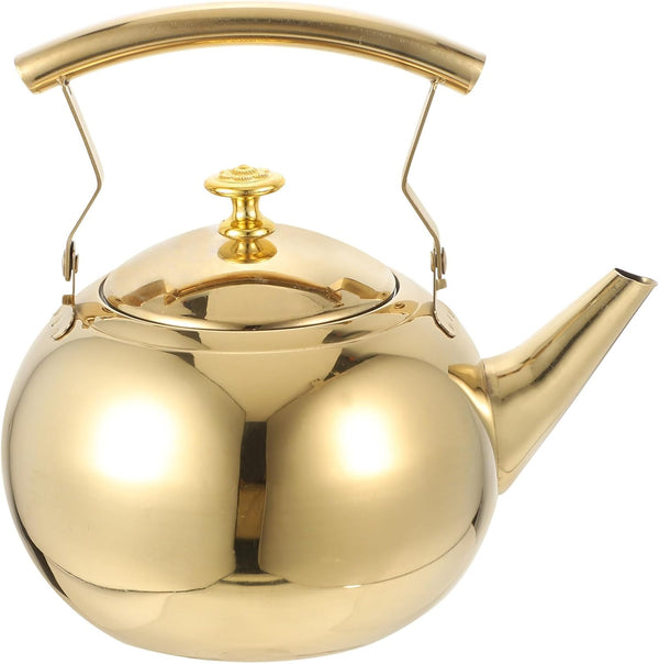 DOITOOL Stainless Steel Tea Kettle 1.5L, Classic Food Grade Stovetop Teapot with Infuser and Ergonomic Handle