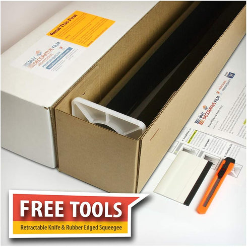 BDF NA35 Window Film Sun Control and Heat Rejection, Natural Black 35, 36in X 12ft