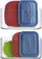 MaraFansie 2 Pack Plastic Lid Organizers - Inside Cabinet for Kitchen, No Drill Wall Mount Holders for Tupperware Lids