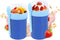 GPREESUS 2 Pack Overnight Oats Containers with Lids,21 & 25oz On the Go