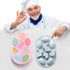 2 Pack Easter Rabbit Bunny Egg Silicone Molds, 3D Easter-theme Baking Mould Tray for DIY Baking Tool, Chocolate Cake
