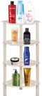 4 Tier Shower Caddies, Organizer Shelf Corner, Plastic Shower Rack Stands for
