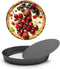 Beasea Mini Tart Pans for Baking - 2pcs 8 Inch Non Stick Carbon Steel Tart Pan with Removable Bottom for Quiche Pie