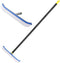 FLY HAWK Swimming Pool Wall Tile Brush,18" Polished Aluminum Back Pool Scrub Brush Head