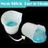 10 PCS 100ml Silicone Measuring Cups for Resin, Non-Stick Mixing Cups with Precise Scale for DIY Craft Jewelry