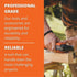 Fein Rotating Dusting Brush - Efficient Cleaning Attachment for Turbo Wet/Dry Dust Extractors, Natural Bristles, 2-3/4"