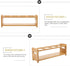 Wooden Spice Rack Organizer for Kitchen Countertop, Cabinet for Spice Bottles, Jars, Seasonings, Baking Supplies