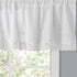 Laura Ashley Home Annabella Pole Top Valance, White, 86x15in, 222802