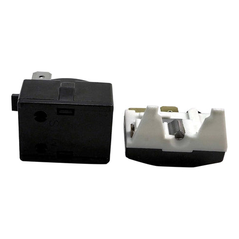 Refrigerator PTC Starter Relay 2 Pin and 6750C-0004R Overload Protector for 15 Ohm 1/6HP Compressor