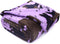 Purple Throw Blanket for Girls, Cute Soft Small Fleece Blankets for Bed