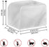 Toaster Cover Red, Quilted Toaster Cover 4 Slice,Kitchen Small Appliance Covers, Toaster Cover Fits for Most Standard 4 slice Toasters, Universal Microwave Oven Dustproof Cover