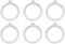 Wire Bail Rubber Jar Gaskets 3.5" (90mm) - Fits Bormioli Fido Jars, Made in USA, 6 Pieces