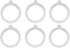 Wire Bail Rubber Jar Gaskets 3.5" (90mm) - Fits Bormioli Fido Jars, Made in USA, 6 Pieces