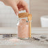 Ahhute 8oz 24 Pack Glass Sugar Scrubs Jars, Bath Salt Container, Snacks Spice Jars w/Bamboo Spoons, Honey Scrubs Body