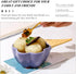 Decorative Small Ceramic Ice Cream Bowls with Handles, Porcelain Dessert Serving Bowl, Cute Snack Dish