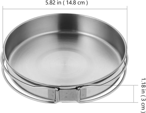 Didiseaon Mini Omelette Pan, Stainless Steel Non-stick, Ergonomically Designed for Easy Cleaning, Portable