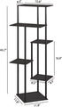 6 HAYOFAMY Tier Plant Stand Indoor, Tall Plant Shelf Metal Wood Multiple, Flower Pot Holder for Living Room Office