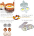 Microwave Egg Poacher, Poached Egg Cooker with Measure Cup, BPA Free, Dishwasher Safe Kitchen Gadget