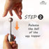 NobleEgg Egg Topper Opener Cracker Tool - Easily Cut and Remove Soft-Boiled Egg Tops