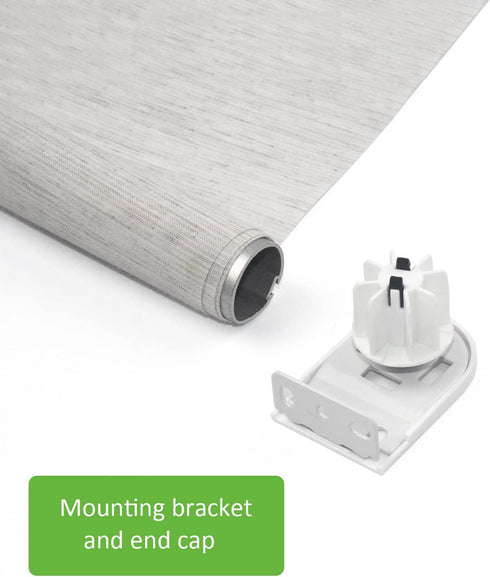 Rollerhouses Roller Shade Brackets, Mechanism Clutch + Skyline Mounting Brackets + End Plug for 1 1/4" Tube
