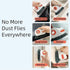 2 in 1 Groove Cleaning Brush, Multifunction Hard Bristle Crevice Cleaning Brush with Hidden Scraper for Window Track