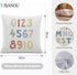 ISANOU Room,18x18 Inch Set 4 Nursery Decorative Pillow Covers,Let's Play Read Alphabet Throw Pillow Covers Decor