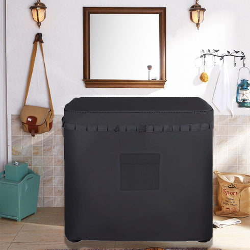 Twin Tub Washing Machine Cover for 28lbs Portable Mini Compact Washer, Waterproof & Sun-Proof, Zipper Design