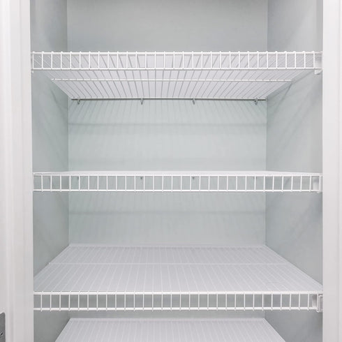 Kathfly Wire Shelf Liner, Waterproof Non-Adhesive Covers for Refrigerator Pantry, 10 Feet Roll (16 Inch Wide)