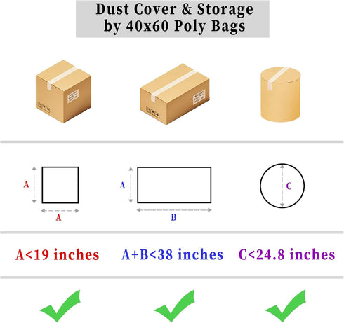 Extra Large Clear Plastic Storage Bags, 10 Pieces 40x60 Inches Big Jumbo Plastic Storage Bags for Luggage, Suitcase,