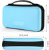 alavisxf xx CD Case, Portable Zipper Holder for 96 Capacity Blu-ray DVD, EVA Protective Disc Storage Organizer Bag (Sky