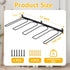Plowatxi 4 Closet, Boot Rack, Pair Wader Hangers Wall Mount Shoe Rack - Sturdy Heavy Duty Boots Storage Organizer Tall