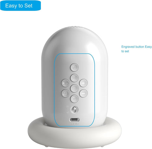 Snooze, Alarm Clock, Ok to Wake Clock,Alarm Clock with LED Colorful, Sound Machine, Sleep Sounds, Nap Time,Clock as