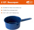 GSI Outdoors 2 qt Enameled Steel Sauce Pan for Camping, Cabin, and Farmhouse Kitchen