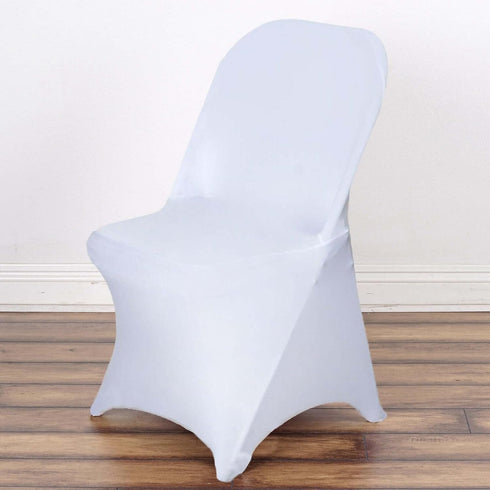 Efavormart 5PCS Stretchy Spandex Fitted Folding Chair Cover Dinning Event Slipcover for