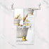 Sets, 3-Piece 1 1 1 Set 3 ALAZA Towel Bathroom African Girl On Bath with Music Yellow Duck Towels Bath Towel Washcloth