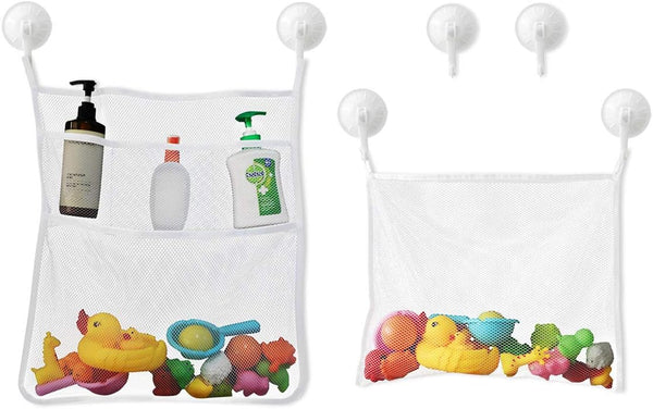 TTSAM Bath Toy Organizer Mesh Storage Organizer Baby Shower Toys Bathtub Net Bag
