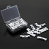 Blulu 30 Pcs Vertical Blind Repair Tabs Kit, Vane Savers Blind Repair Clip, Window Replacement Slats Parts, White