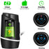 Flexzion Black Water Bottle Dispenser for 5/6 Gallon Jugs, Detachable Electric Cold Drink Pump for Desktop Countertop