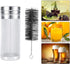 Beer Dry Hopper Filter, 300 Micro Mesh Stainless Steel Beer Hop Strainer with Cleaning Brush for Homebrew, Wine, Coffee