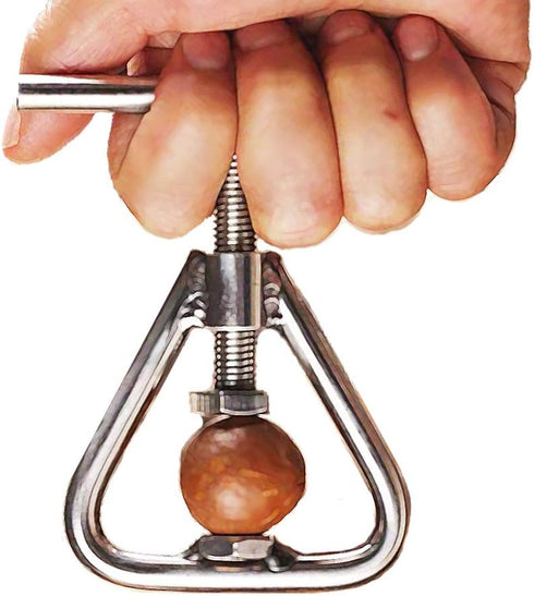 Nut Cracker Black Walnut Cracker Stainless Steel Pecan Cracker Nutcracker Tool Heavy Duty for All Nuts